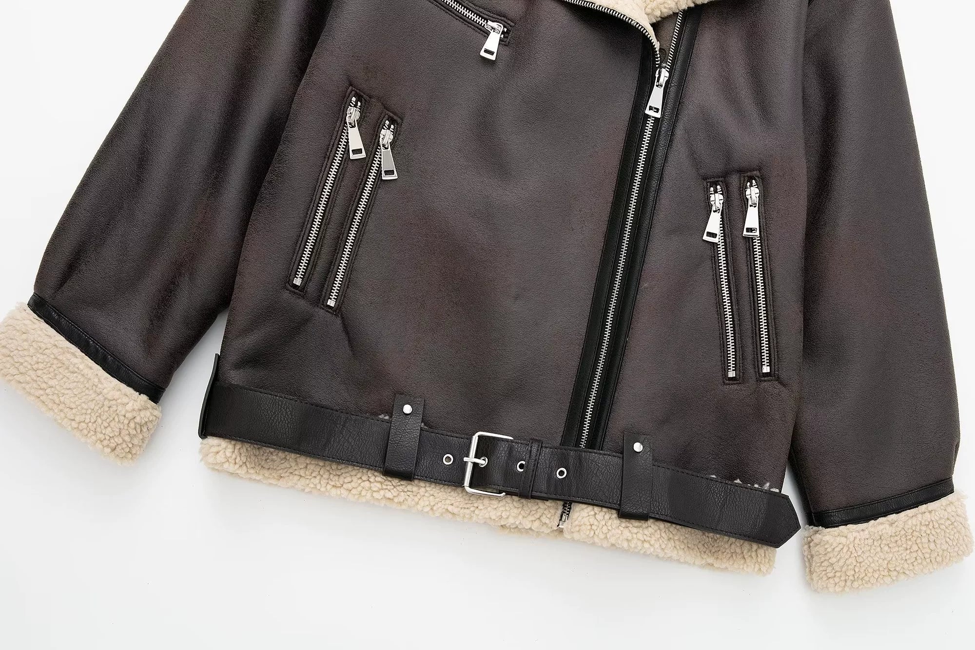 LaPose Fashion - Litzy Oversize Jacket - Bomber Jacket, Coats, Coats & Jackets, Jackets, Leather Jackets, Oversize Jacket, Retro Jackets, Win