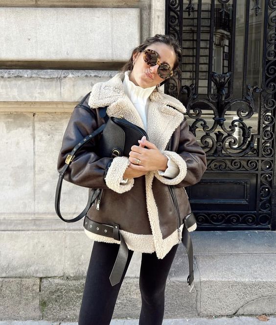 LaPose Fashion - Litzy Oversize Jacket - Bomber Jacket, Coats, Coats & Jackets, Jackets, Leather Jackets, Oversize Jacket, Retro Jackets, Win