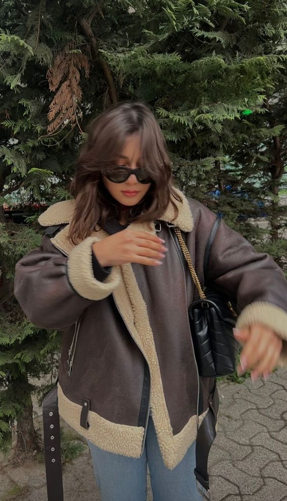 LaPose Fashion - Litzy Oversize Jacket - Bomber Jacket, Coats, Coats & Jackets, Jackets, Leather Jackets, Oversize Jacket, Retro Jackets, Win