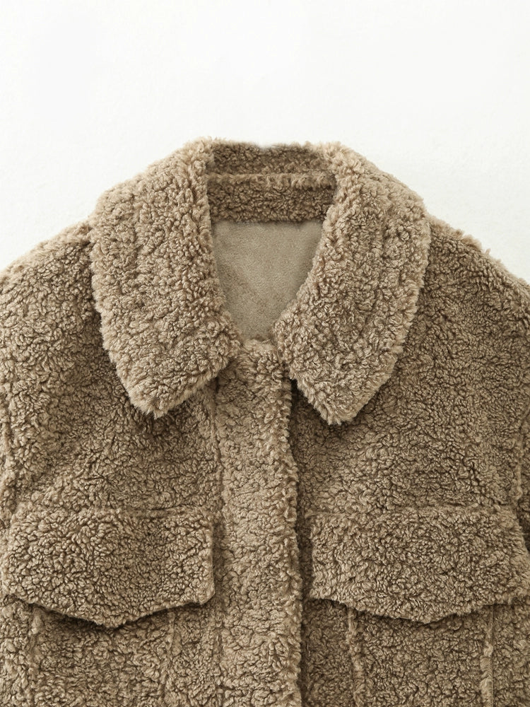 LaPose Fashion - Luella Fur Jacket - Clean Girl, Coats, Coats & Jackets, Crop Jackets, Fall-Winter 23, Jackets, Puffer Jacket, Winter Edi