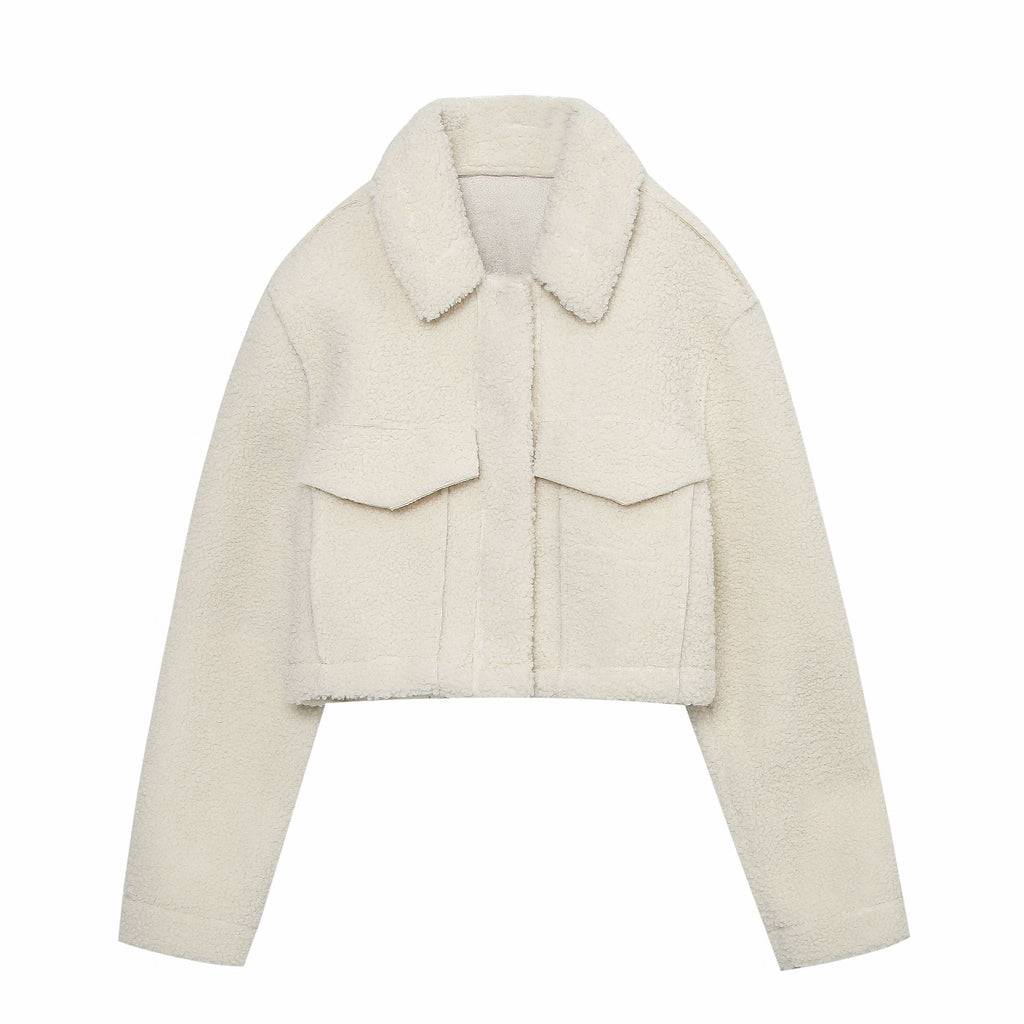LaPose Fashion - Luella Fur Jacket - Clean Girl, Coats, Coats & Jackets, Crop Jackets, Fall-Winter 23, Jackets, Puffer Jacket, Winter Edi