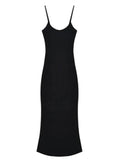 LaPose Fashion - Luz Basic Slip Dress - Autumn Dresses, Basic Dresses, Casual Dresses, Daytime Dresses, Dresses, Fall Clothes, Fall-Winter 2