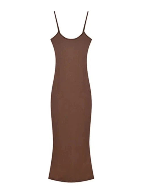 LaPose Fashion - Luz Basic Slip Dress - Autumn Dresses, Basic Dresses, Casual Dresses, Daytime Dresses, Dresses, Fall Clothes, Fall-Winter 2