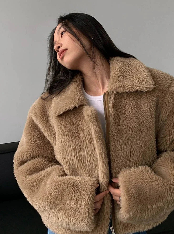 LaPose Fashion - Maelle Fur Coat - Coats & Jackets, Fall-Winter 23, Jackets, Oversize Jacket, Puffer Jacket, Winter Edit