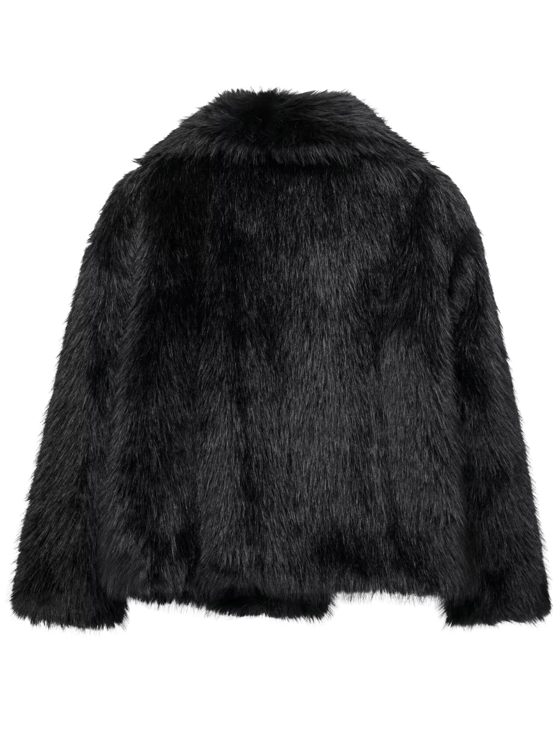 LaPose Fashion - Martha Faux Fur Coat - Coats, Coats & Jackets, Fur Coats, Winter Edit, Wool Coats