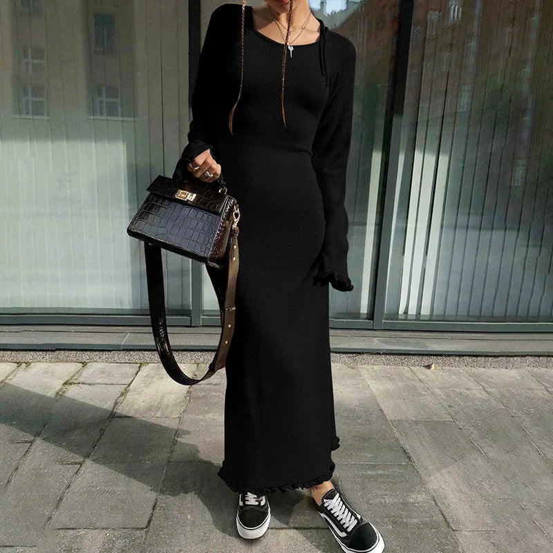 LaPose Fashion - Melinda Backless Maxi Dress - Autumn Dresses, Backless Dresses, Bodycon Dresses, Casual Dresses, Daytime Dresses, Dresses, Elegant