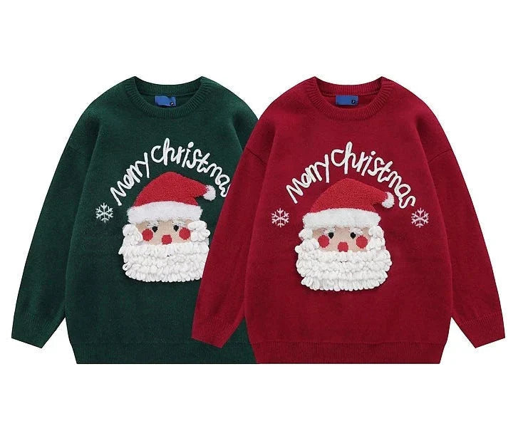 LaPose Fashion - Merry Christmas Sweater - Christmas Clothes, Knitted Tops, Long Sleeve Tops, Sweaters, Tops, Winter Edit