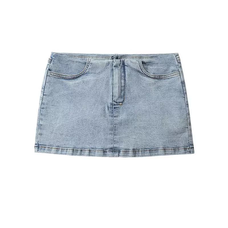 LaPose Fashion - Miray Denim Mini Skirt - Denim Skirts, Mini Skirts, Skirts