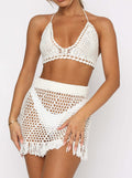 LaPose Fashion - Naz Crochet Set - ALS, Beachwear, Clothing, Crochet Sets, Crochet Skirts, Crochet Tops, Festival Clothes, Festival Dre