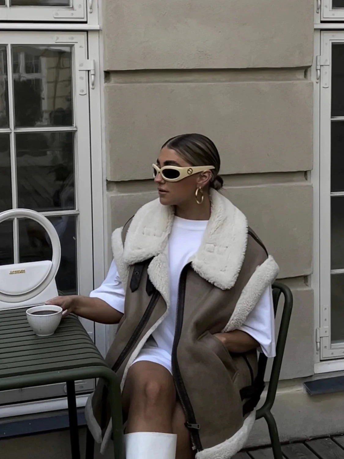 LaPose Fashion - Neda Fur Vest Coat - Coats, Coats & Jackets, Fall-Winter 23, Winter Edit