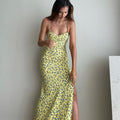 LaPose Fashion - Nidya Floral Backless Midi Dress - ALS, Backless Dresses, Bodycon Dresses, Casual Dresses, Clothing, Daytime Dresses, Dresses, Floral D