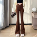 Makeda Knitted Flare Pants - Coffee [2MGJG4OF]