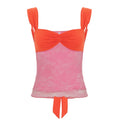 Summer Orange Lace Crop Top - Orange [D1M53YQM]