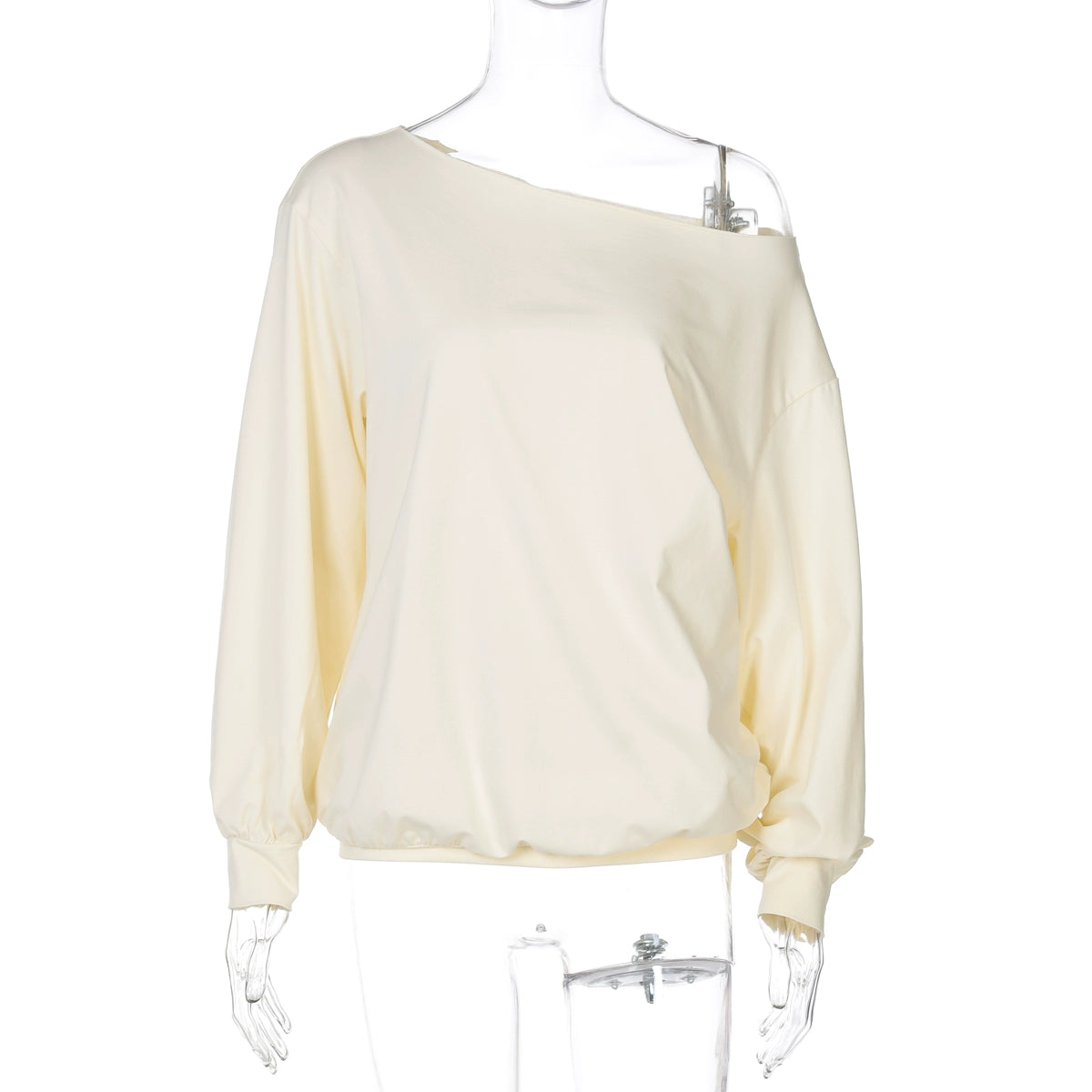 Ameena Slouchy Knit Top - Light Yellow [1XJY4G79]