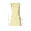 Mahlani Woven Mini Dress - Yellow [HDR3ZFT5]
