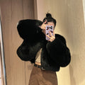 Juliett Faux Fur Coat - Black [CGBCHPLS]
