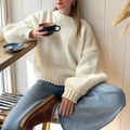 Suzanna Cozy Knit Sweater - White [9BWYYEOU]