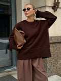 Aasiyah Cozy Knit Sweater - Coffee [2YR2SFQ9]