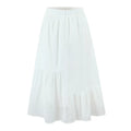 Saray Embroidered Cutout Skirt Set - White Skirt [QH387QLX]