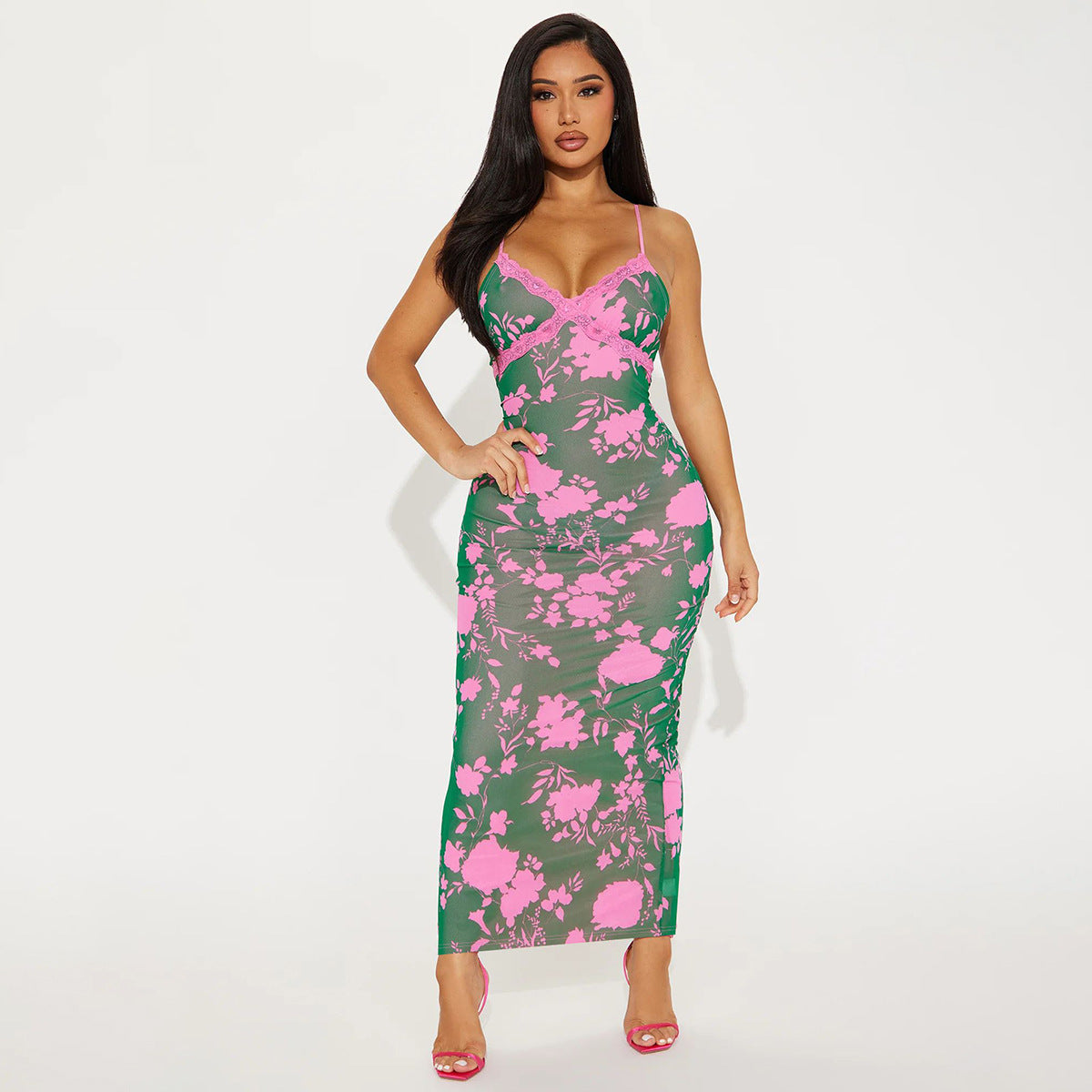 Mireille Printed Midi Dress