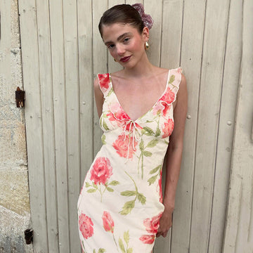 Talia Floral Midi Dress