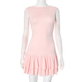Shae Contrast Floral Mini Dress - Pink [1R74YP6P]