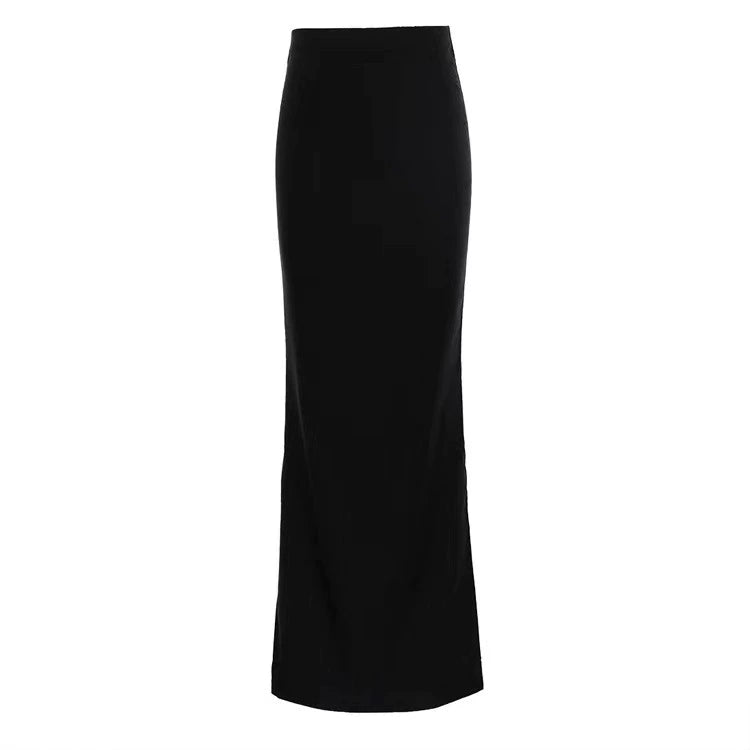 Jianna High Waist Bodycon Skirt - Black [DPPPLZDQ]