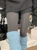 Shianne Cozy Sock Tights - Medium Grey [STSN0WZF]