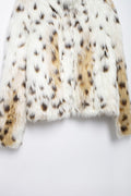 Enya Leopard Faux Fur Coat Jackets