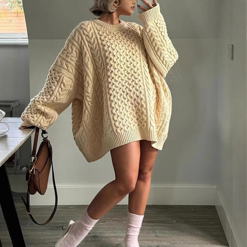 Azalea Textured Knit Sweater - Apricot [KSQWQVSN]