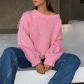 Suzanna Cozy Knit Sweater - Pink [PNAYSARC]