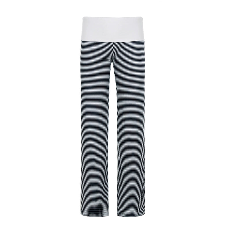 Vanesa Cozy Knit Straight Pants - Black [28YC4IPS]