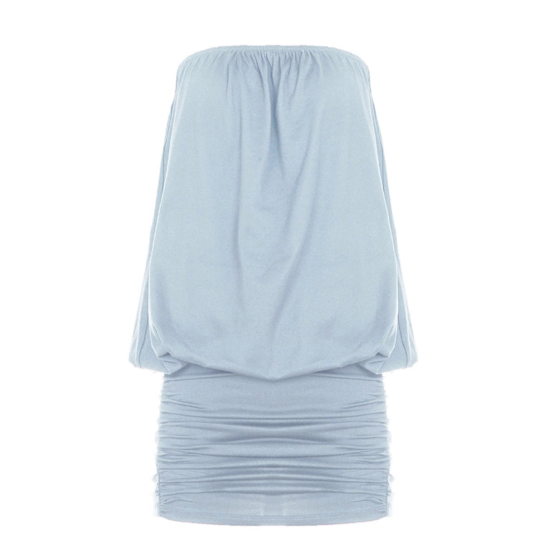 Jeanelle Strapless Mini Dress - Blue [8J7V2OE0]