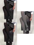 Scottie Sheer Shaping Tights - 2 Black + Dark Gray [LOAPU7YZ]