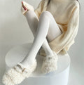 Shianne Cozy Sock Tights - Milk White [LRV08RAC]