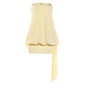 Ruched Strapless Mini Dress - Yellow [HU1XASZZ]