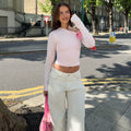 Susanna One-Shoulder Floral Top - Pink [NXM4LJ6G]