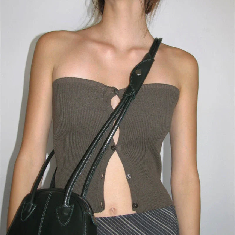 LaPose - Kim Strapless Tube Top Vest