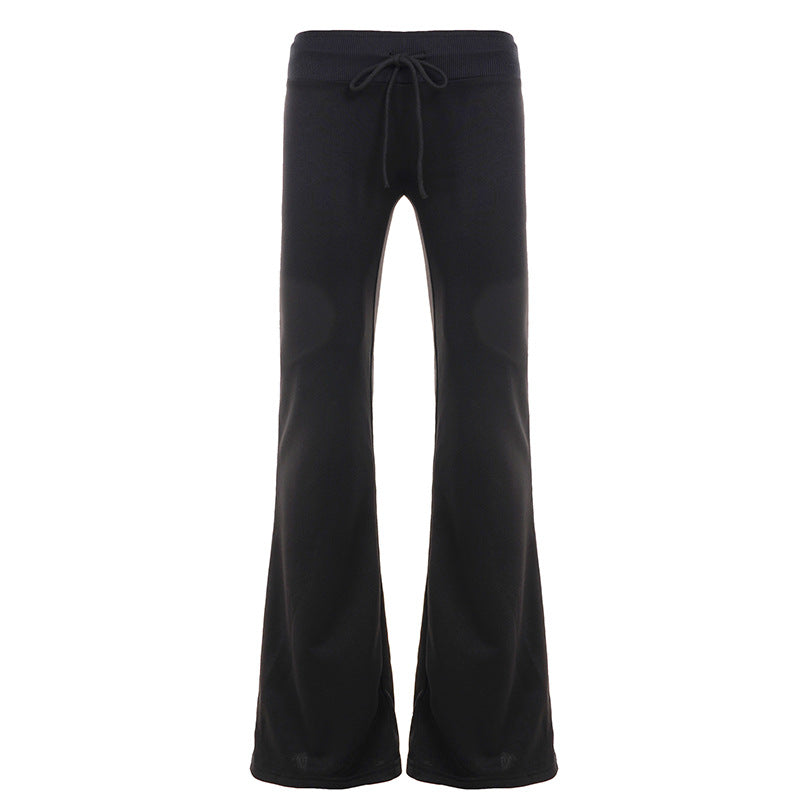 Hendrix Fluffy Rhinestone Lounge Set - Black Pants [SQ3YT3AC]
