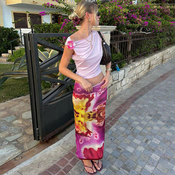 Dayna Floral Maxi Skirt