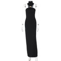 Ira Halter Maxi Dress - Black [MSUPGAQ4]