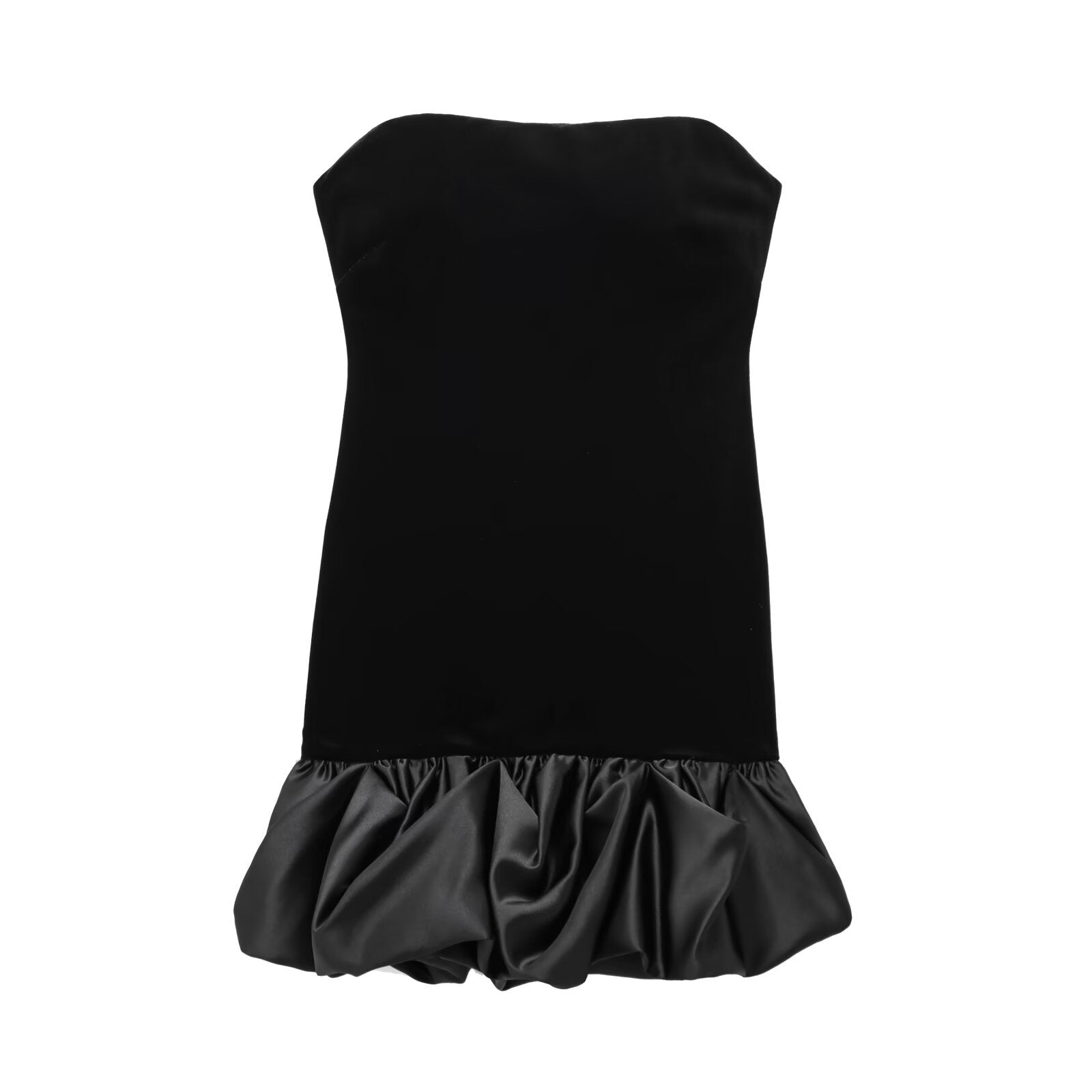 Catherine Velvet Backless Mini Dress - Black [NY99DUAZ]