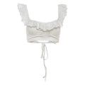 Lace Trim Cami Skirt Set - White Top [YU6TDQ5R]