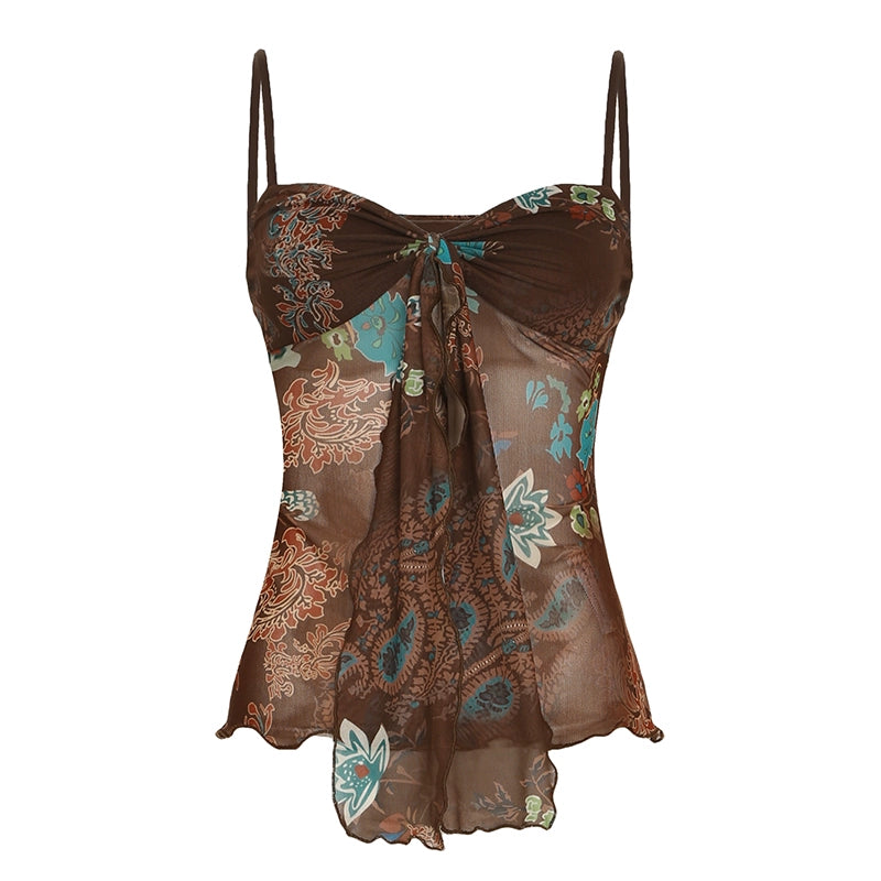 Denali Paisley Ruched Camisole - Patterned [8HVOJ7VY]
