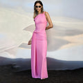 Azalia Twisted Draped Dress - Pink [6P502MKP]