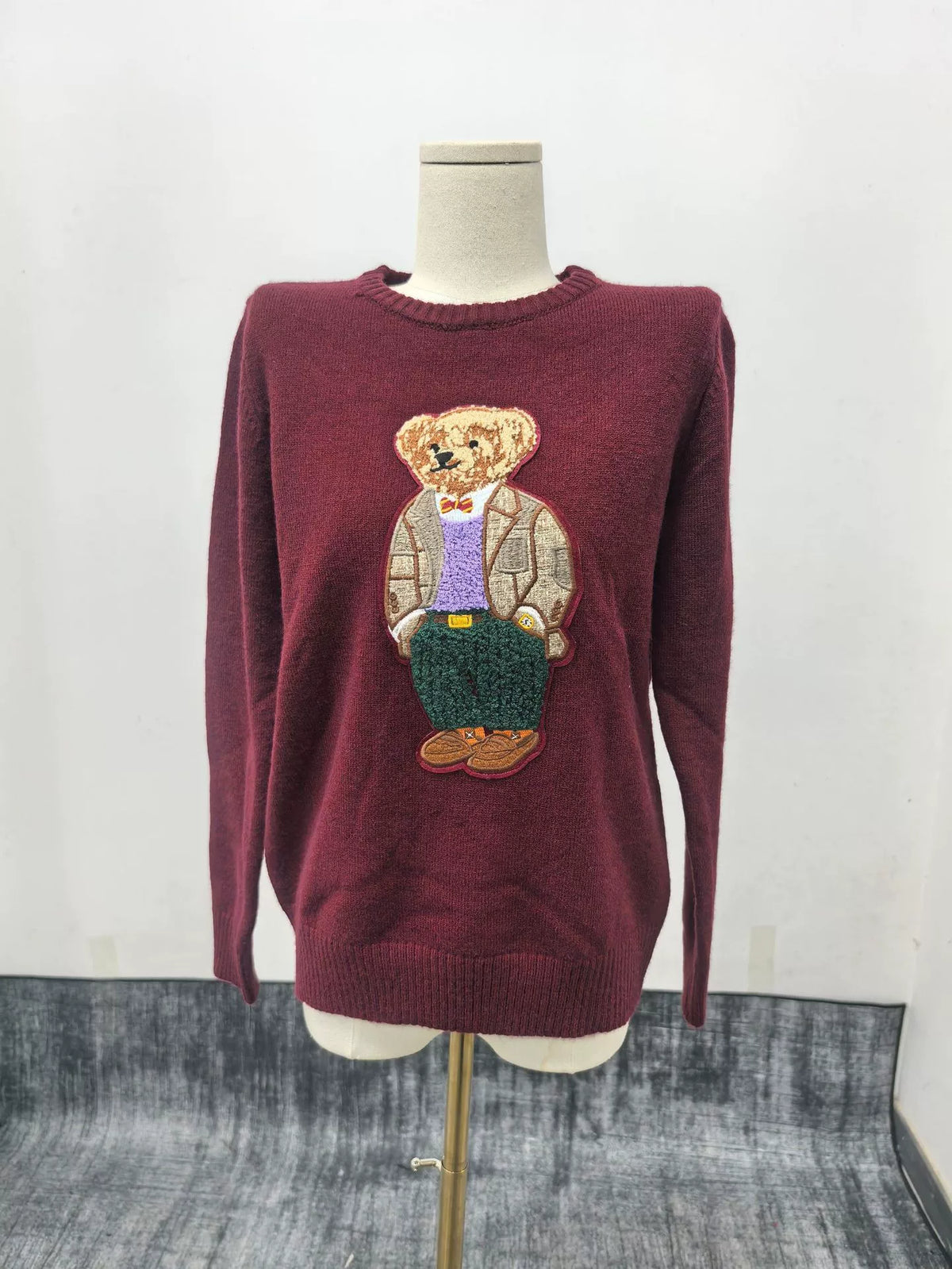 LaPose - Lake Bear Embroidered Knit Sweater - In Stock Color