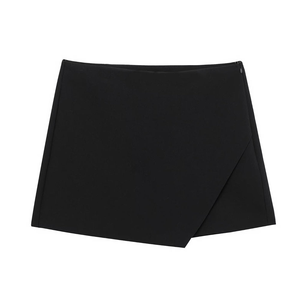Everest Asymmetric Skort - Black [7EU6AH8J]