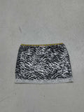 Zaylie Sequin Zebra Mini Skirt - 已做货，欢迎上架 [X3J00VQN]