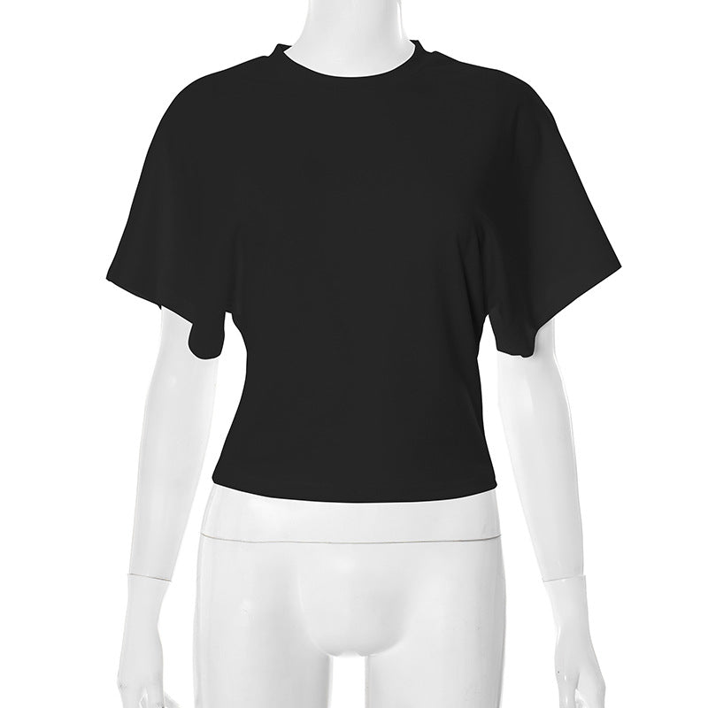 Jaylynn Relaxed Crop Top - Black [L0FF1KSA]