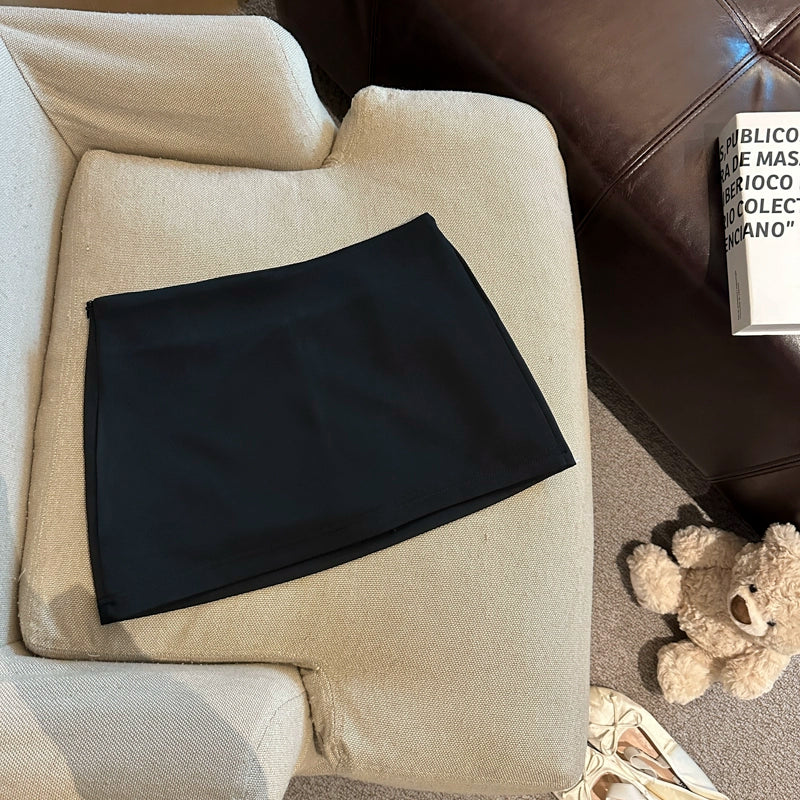Neema Fitted Mini Skirt - Black [S4OBEF7T]